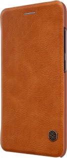 Кожаный чехол книжка Nillkin Qin Leather Case Q-LC XM-M6 для смартфонов Xiaomi Mi 6 Brown